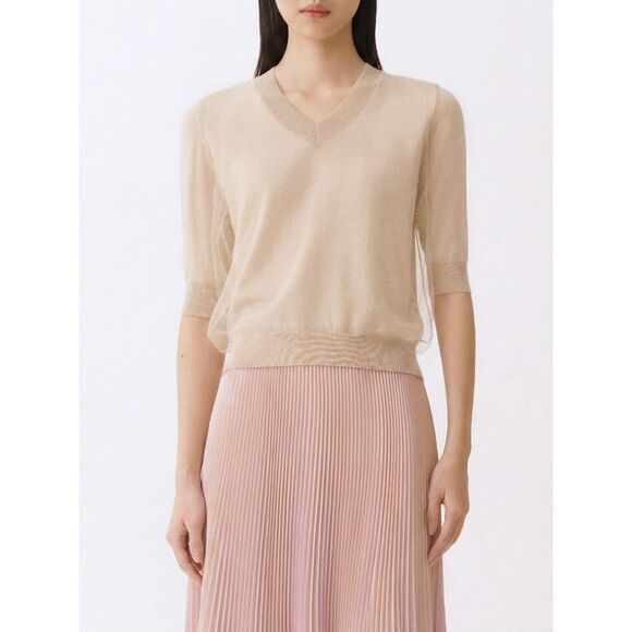 Fabiana Filippi Sweater Woman Beige